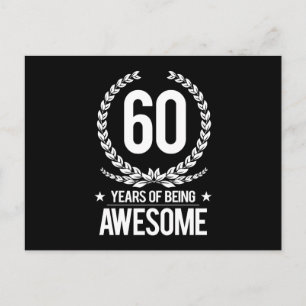 Cartão Postal 60º Aniversário (60 Anos Sendo Incrível)