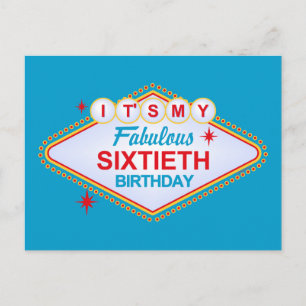 Cartão Postal 60º aniversário de Las Vegas