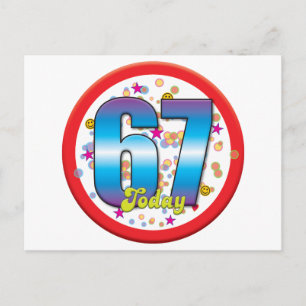 Cartão Postal 67º aniversário hoje v2