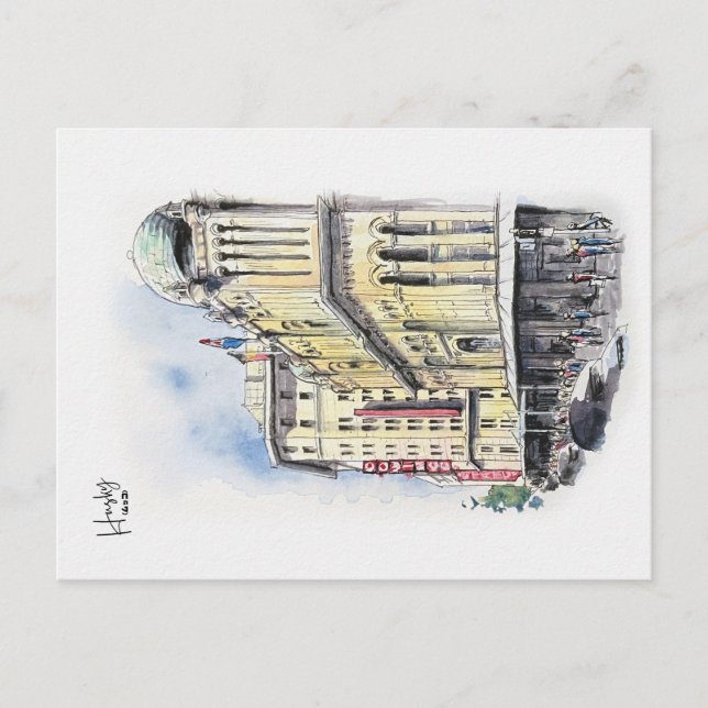 Cartão Postal 69: Edifício Queen Victoria (Frente)