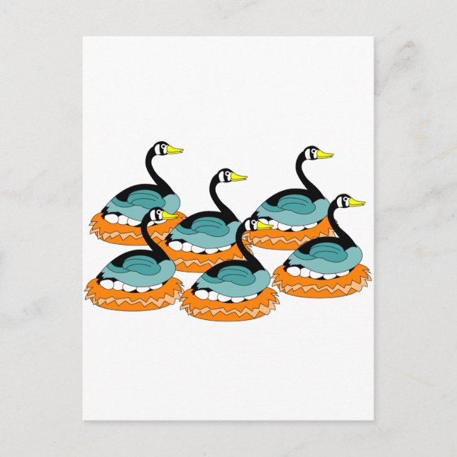 Cartão Postal 6 Gansos A Lay (Frente)