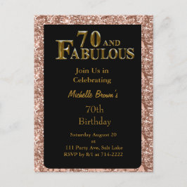 Cartão Postal 70º Aniversário 