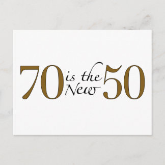 Cartão Postal 70 É O Novo 50