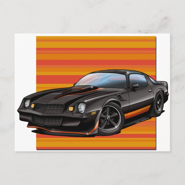 Cartão Postal 78-81 Camaro (Frente)