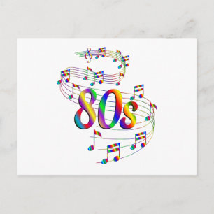 Cartão Postal 80s Music Lover