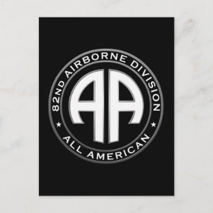 Cartão Postal 82ª Divisão de Transporte Aéreo Patch Casual