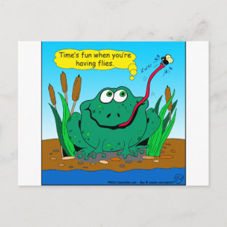 Cartão Postal 833 vezes voa cartoon