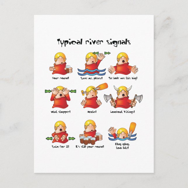 Cartão Postal 88. Cor dos Sinais do Rio (Frente)