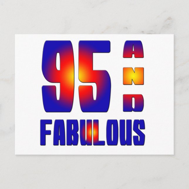 Cartão Postal 95 E Fabuloso (Frente)