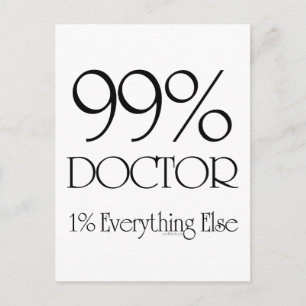 Cartão Postal 99% Médico
