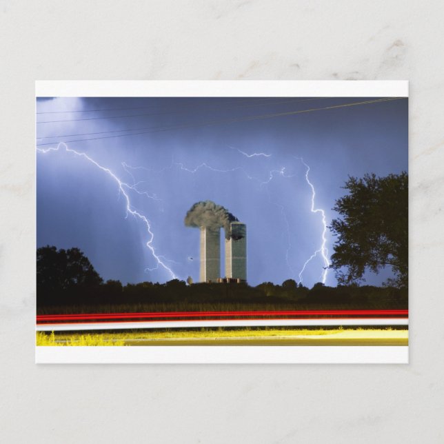 Cartão Postal 9-11 Nunca Esqueceremos (Frente)