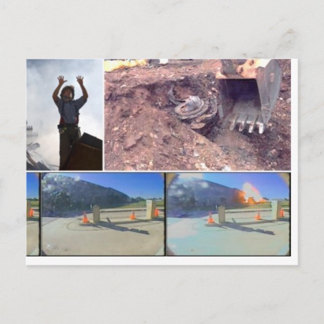 Cartão Postal 9/11 Pentágono1 (Frente)