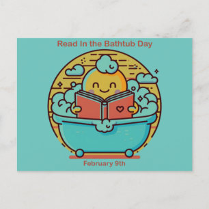 Cartão Postal 9 de fevereiro - Lido no dia da banheira