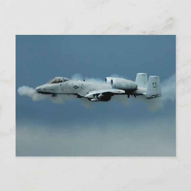 Cartão Postal A-10 Thunderbolt II (Frente)