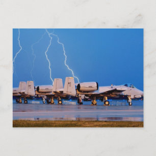 Cartão Postal A-10 Thunderbolt II