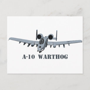 Cartão Postal A-10 Warthog