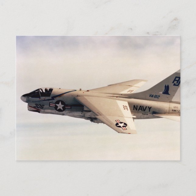 Cartão Postal A-7 Corsair II (Frente)
