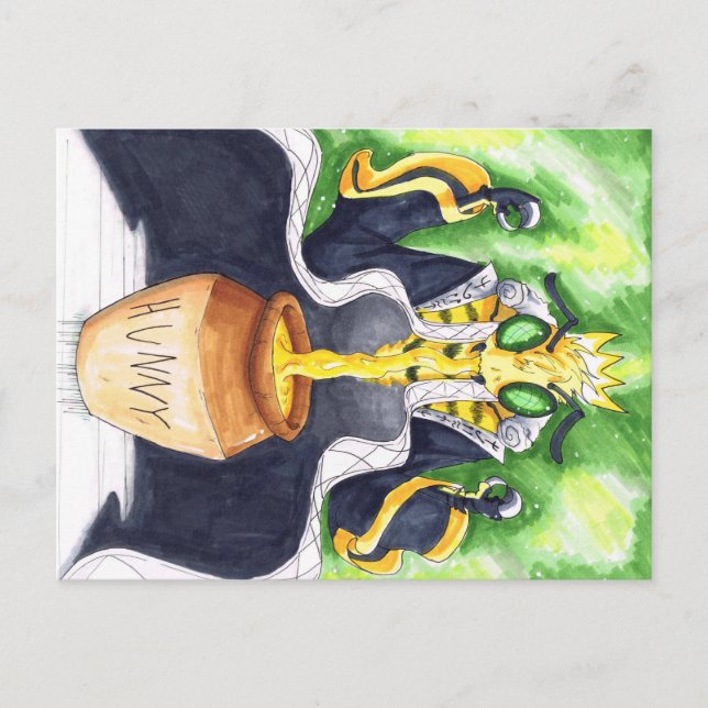 CARTÃO POSTAL A ABELHA! (Frente)