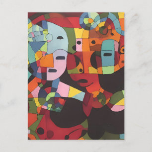 Cartão Postal A Abstratura Prática - Ken Gage Art