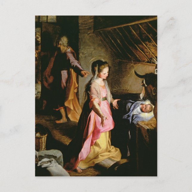 Cartão Postal A Adoração da Criança, 1597 (Frente)