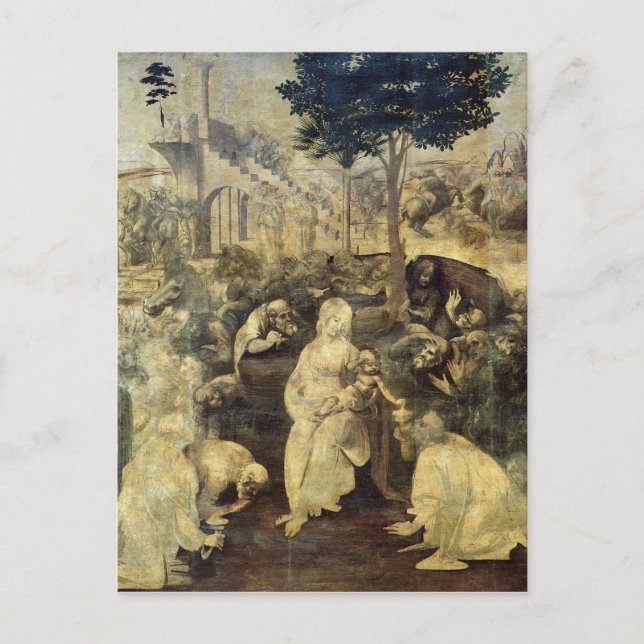 Cartão Postal A Adoração do Magi, 1481-2 (Frente)