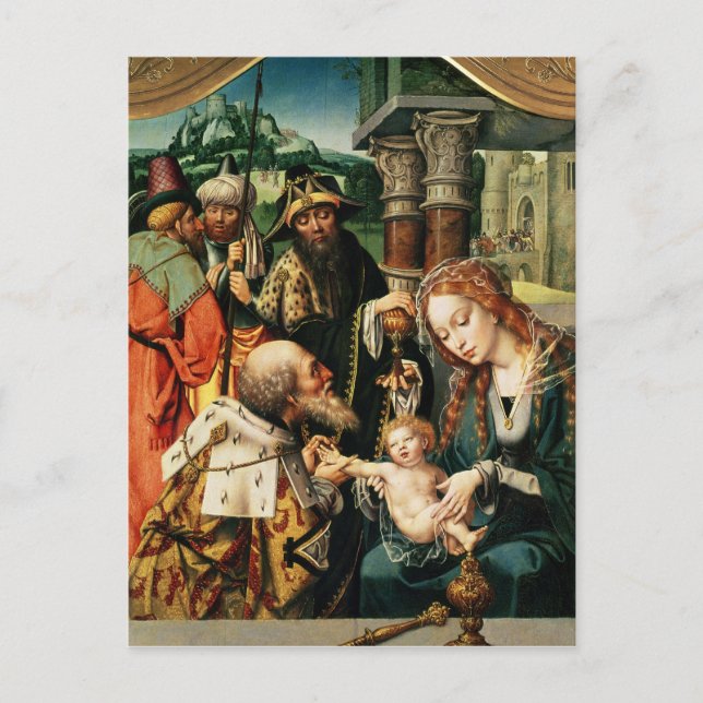 Cartão Postal A Adoração do Magi 2 (Frente)