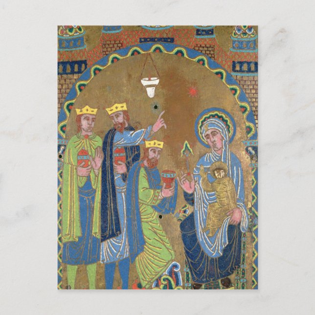 Cartão Postal A Adoração do Magi, c.1189 (Frente)