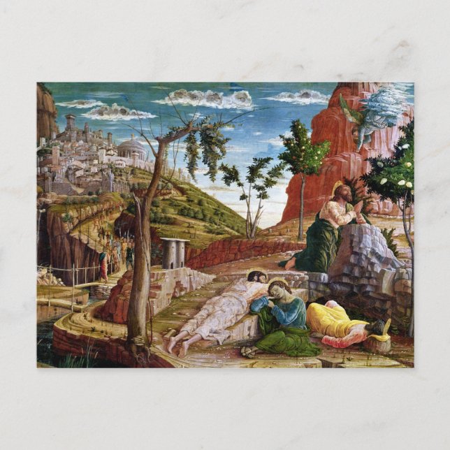 Cartão Postal A Agonia no Jardim (Frente)