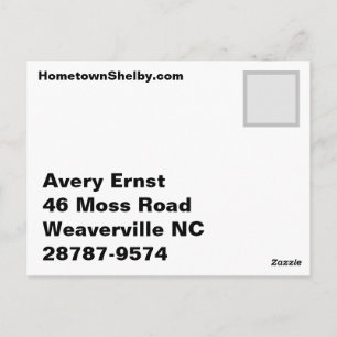 Cartão Postal A ajuda está a caminho! Avery