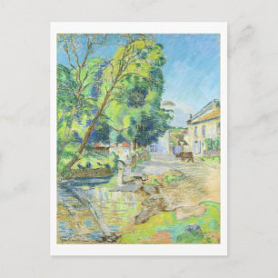 Cartão Postal A Aldeia (pastel no papel)