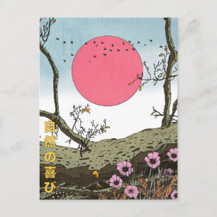 Cartão Postal A Alegria Da Natureza
