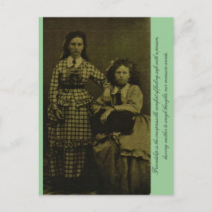 Cartão Postal A amizade é o conforto inexpressible…