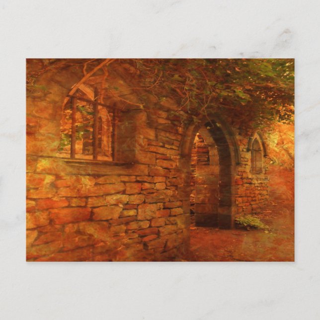 Cartão Postal A Antiga Estação Vitoriana de Bomba. (Frente)