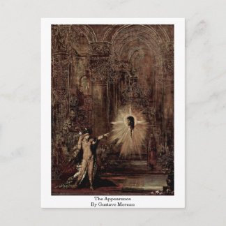Cartão Postal A Aparência Por Gustave Moreau