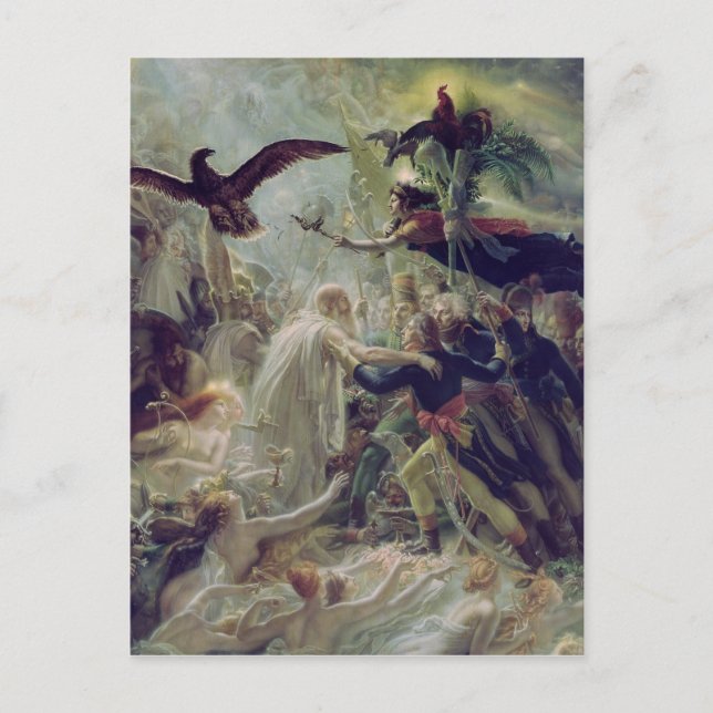 Cartão Postal A Apoteose do Hero Francês (Frente)