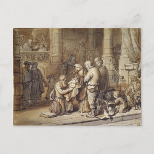 Cartão Postal A Apresentação do Cristo no Templo