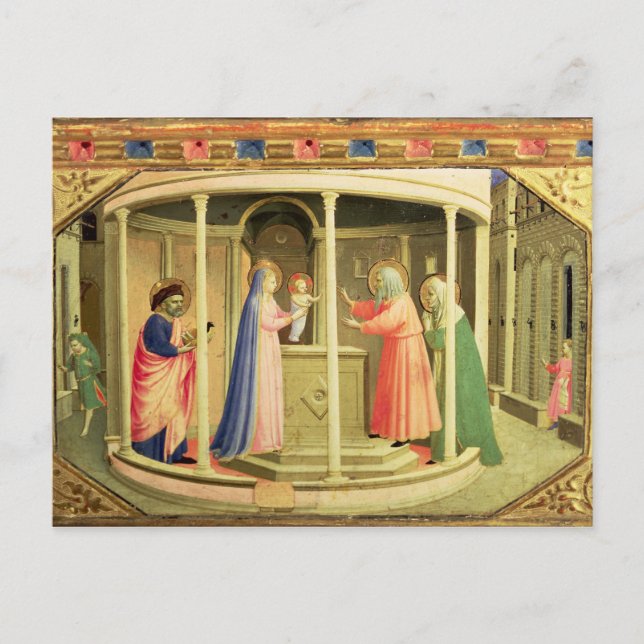 Cartão Postal A Apresentação no Templo (Frente)