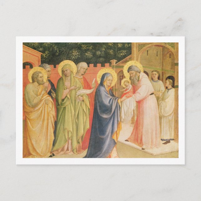 Cartão Postal A Apresentação no Templo (Frente)