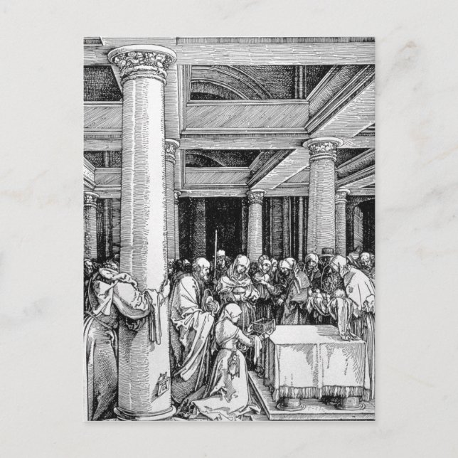 Cartão Postal A Apresentação no Templo, c.1503/4 (Frente)