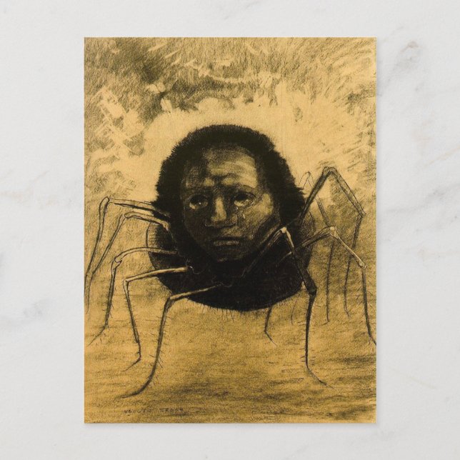 Cartão Postal A aranha choradora (Frente)