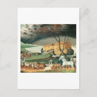 Cartão Postal A Arca de Edward Hicks Noah