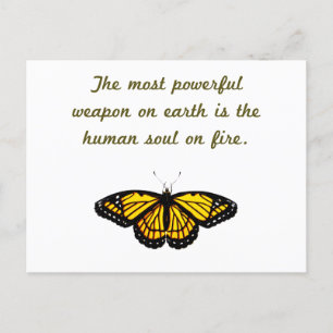 Cartão Postal A Arma Mais Poderosa
