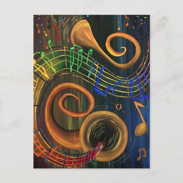 Cartão Postal A ART da Música (Frente)