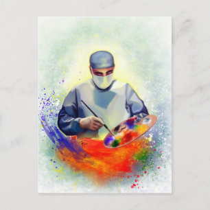 Cartão Postal A Arte da Medicina