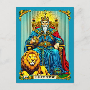 Cartão Postal A Arte do Imperador Tarot Card