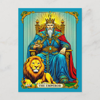 Cartão Postal A Arte do Imperador Tarot Card