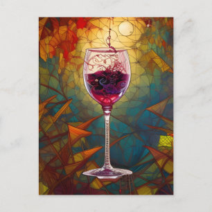 Cartão Postal A Arte do Vinho Encantado