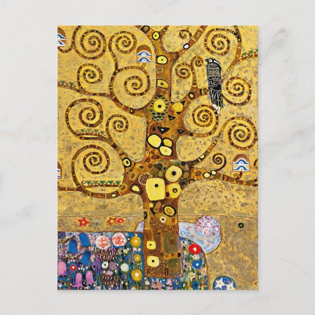 Cartão Postal "A árvore da vida", Gustav Klimt (Frente)
