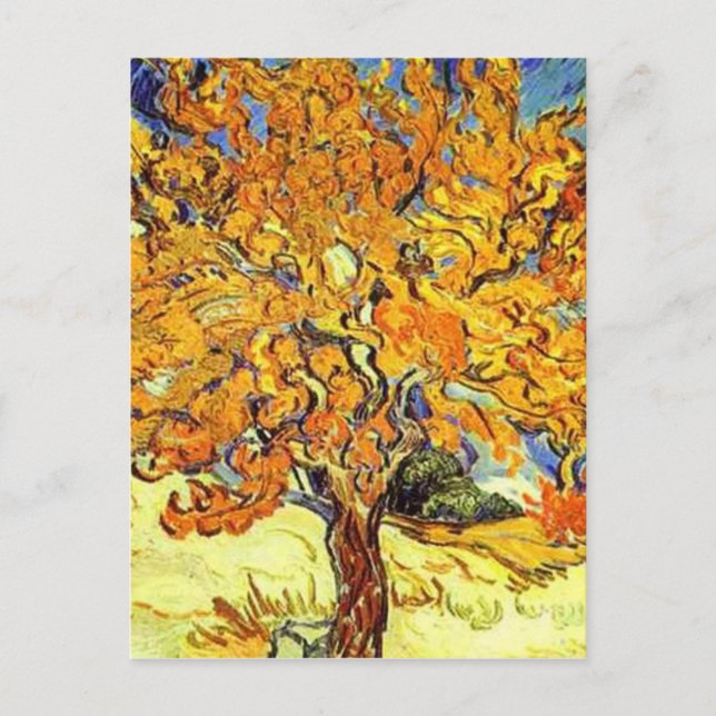 Cartão Postal A Árvore de Morango, Vincent Van Gogh (Frente)