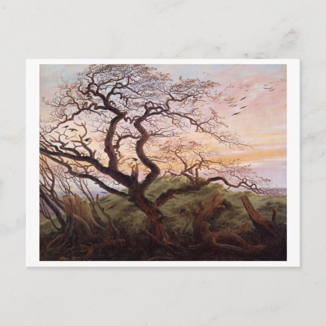 Cartão Postal A árvore dos corvos, 1822 (Frente)